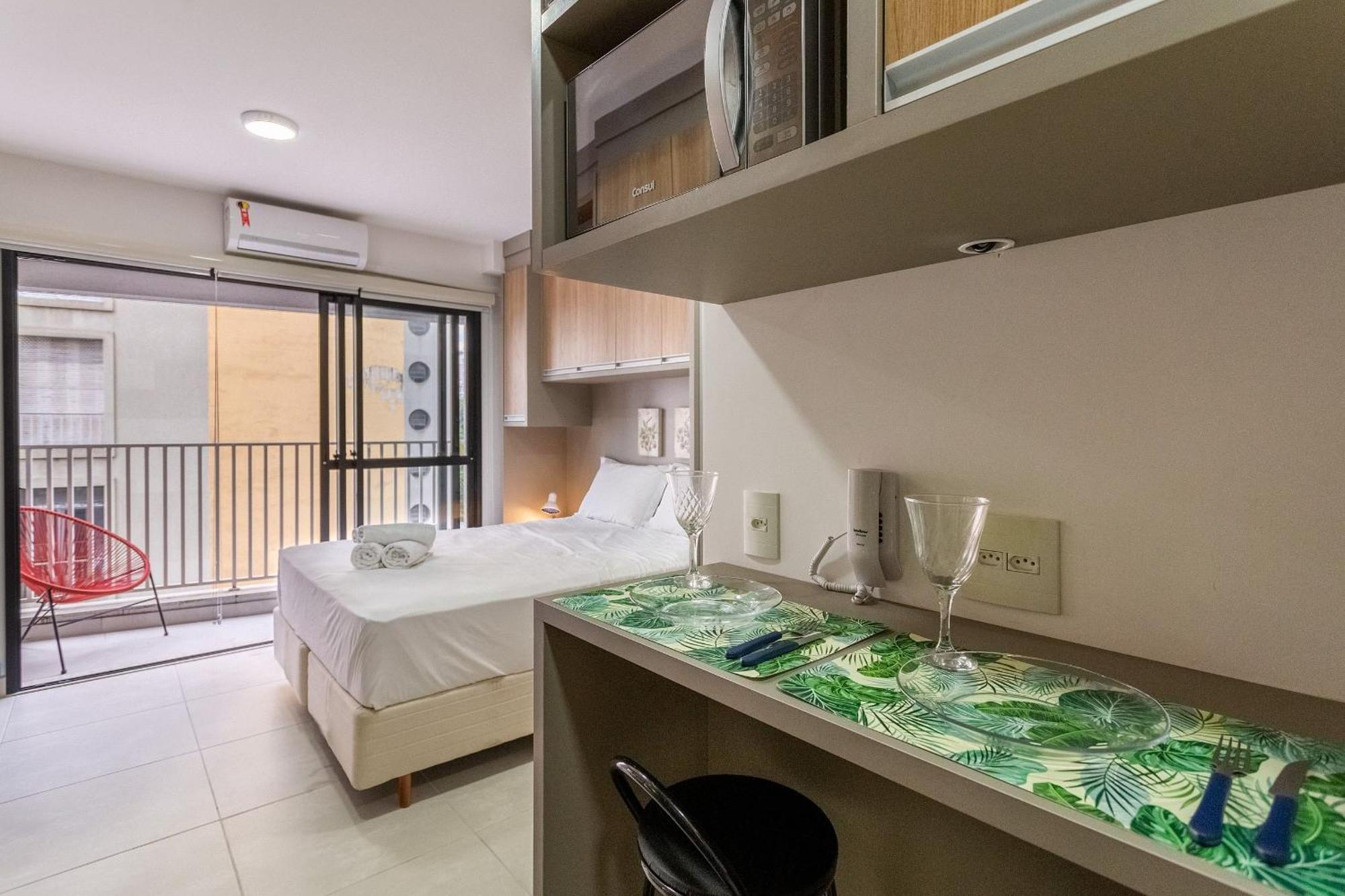 Com Tv Smart Perto Do Metro Republica Apartamento *